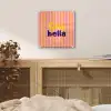 Verticaal - Strepen - Oranje - Ciao bella plexiglas 5mm klein -sfeer4