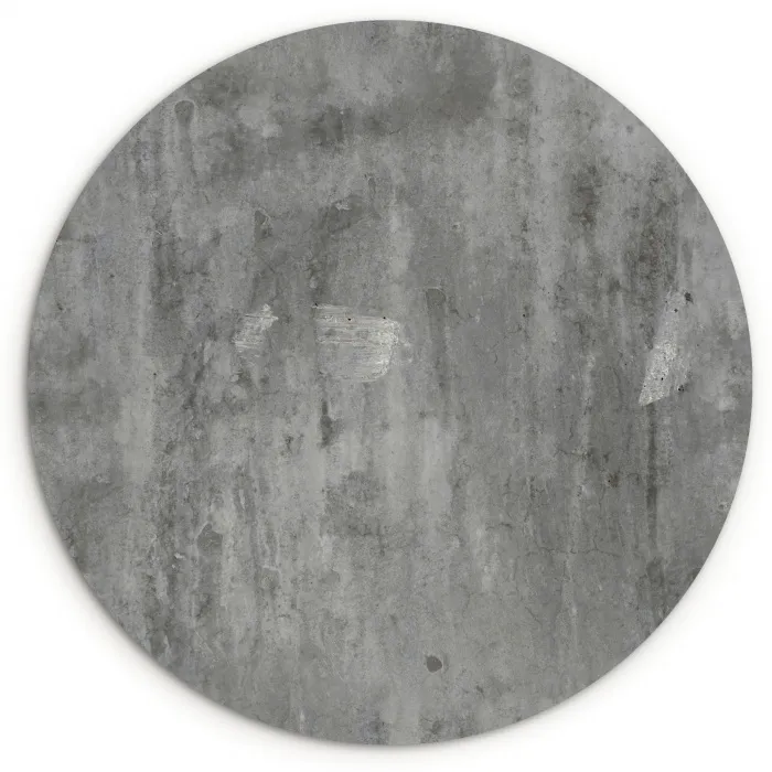 Roest - Beton - Patroon Wandcirkel plexiglas klein 852 -3d
