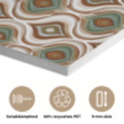 Motief - Patroon - Kleurrijk PET vilt klein 837 -closeup_DE