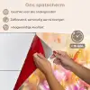 Vlinders - Oranje - Bloemen keuken achterwand spatscherm klein -spatscherm_NL