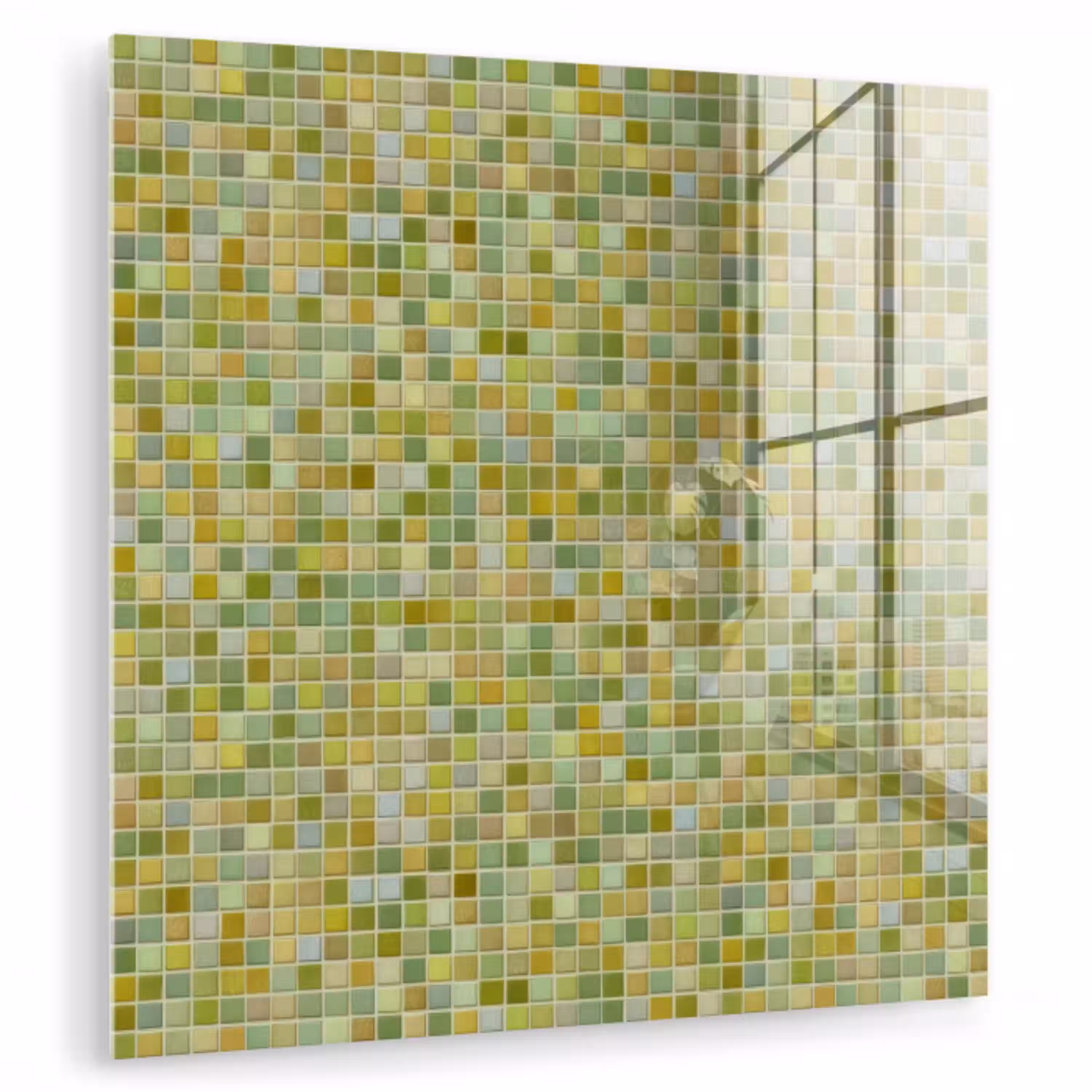 Mozaïek - Patroon - Groen plexiglas 5mm klein 11 -zzzproduct_nieuw