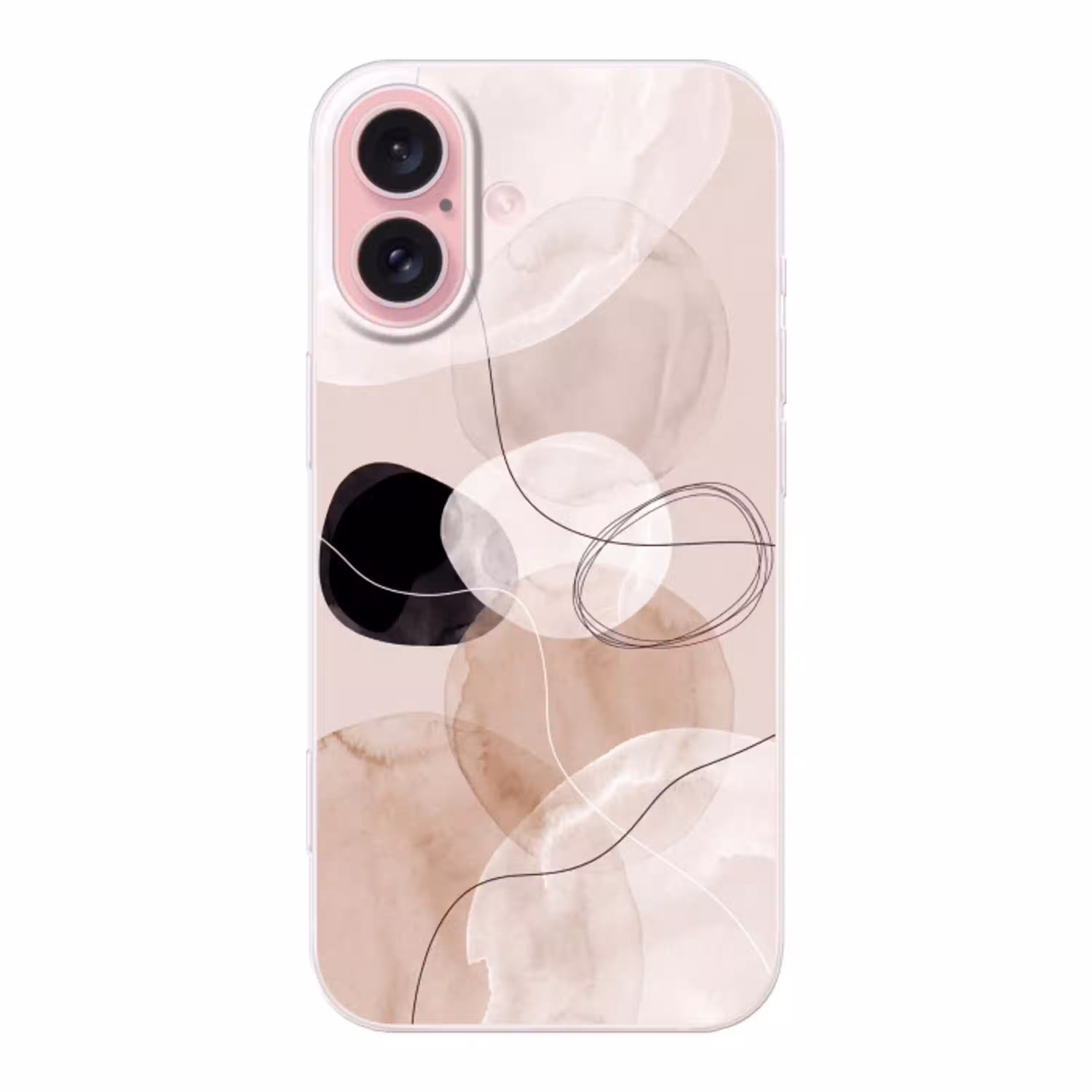 Lijnen - Golvend - Kunst Apple iPhone 16 klein -3d