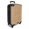 Terrazzo patroon veelkleurig beige NBS - Handbagage koffer - Volwassenen Unisex middel -productfoto_3d