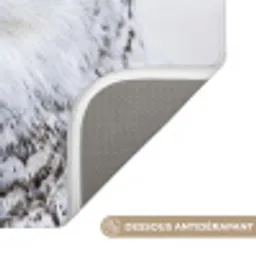 Sneeuwuil - Oog - Wildlife - Wit Badmat klein -USP_AntislipFR