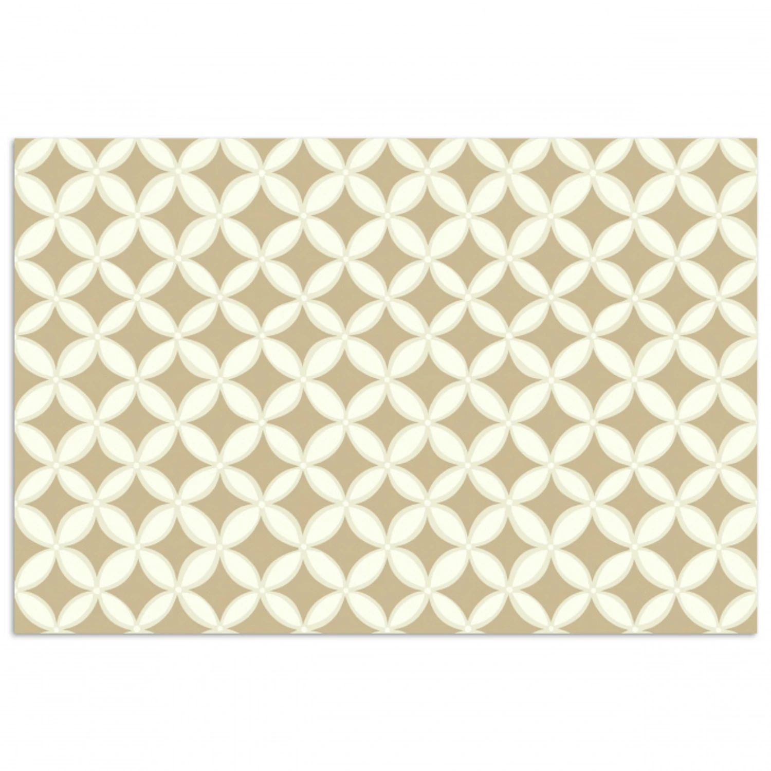 Symmetrisch - Motief - Beige poster papier klein 62 -3d