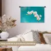 Orchidee - Bloemen - Plant - Wit - Paars Wandkleed katoen klein -sfeer1