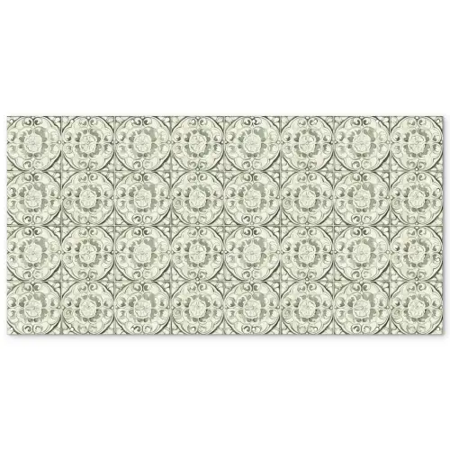 Krulornament - Tegel - Groen Balkonbeschermer Duitsland klein 596 -zz_3d