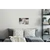 Paard - Wit - Winter - Natuur - Sneeuw - Dieren Muursticker klein -slaapkamer