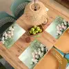 Paaseieren - Pasteltinten - Bloemen Placemat vinyl groot -zzsfeer5_Kitchenyeah-website
