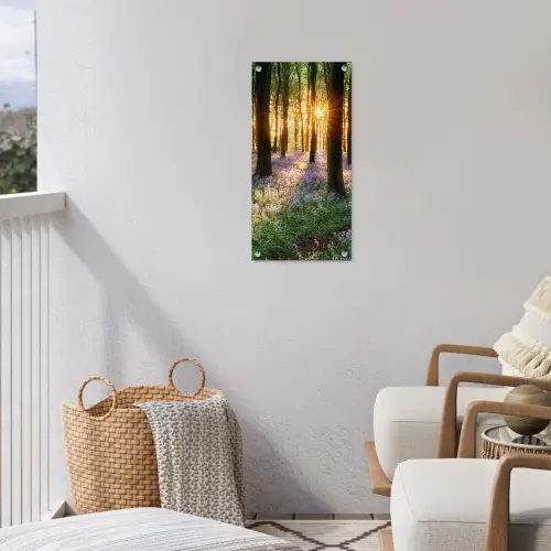 Bloemenzee in het ochtendlicht tuinposter los doek klein -sfeer8