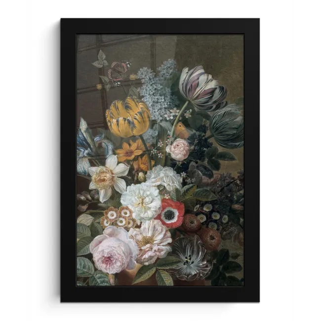 7450161238195 fotolijst zwart zonder passe partout klein -3d