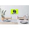 Vrouw - Sterrenhemel - Groen Muursticker klein -eettafel