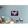 Orchidee - Bloemen - Roze - Flora Muursticker klein -plant