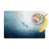 Meeuw - Wit - Zee - Mistig Placemat vinyl groot -zzzproduct_Kitchenyeah-website