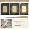 Nice - Oranje - Geel - Minimalistisch Light Box met kabel (Tafellamp) klein -USP_dimbaarNL