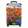 Veld met kleurrijke klaprozen NBS - Handbagage koffer - Kinderen Unisex middel -productfoto_recht