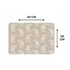 Motief - Beige - Linnen Placemat vinyl groot 368 -specs