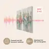 Abstract - Blokken - Goud - Skyline PET vilt klein -USP_NL