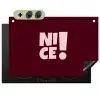 Nice - Uitroepteken - Rood Inductie beschemer met haakjes klein -3d