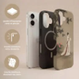 Vrouw - Azië - Kunst - Beige Toughcase MagSafe Apple iPhone 17 klein -USP_Lagen_FR