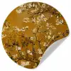 Amandelbloesem - Kunst - Van Gogh - Goud Wandcirkel behangsticker klein -3d