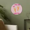 Lobster - Love - Valentijn Akoestische PET Vilt - Rond klein -sfeer2