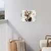Bloesem - Portret - Gezicht tuinposter los doek klein -sfeer8