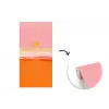 Zon - Abstract - Landschap - Oranje fotobehang vinyl groot -3d