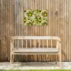Citroen - Groen - Bloesem Tuinposter op houten frame 2 cm dik klein 845 -sfeer4