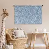 Abstract - Blauw - Bladeren Wandkleed katoen middel -wsfeer5_kind