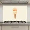 Minimalistisch - Schepijs - Hoorntje - Beige keuken achterwand spatscherm klein -3d_website