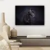 Portret - Paard - Donker canvas 2cm klein -sfeer6