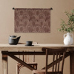Ritmisch - Effect - Bruin Wandkleed katoen klein 269 -sfeer6