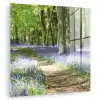 Bos - Pad - Bloemen - Paars - Groen - Natuur plexiglas 5mm klein -zzzproduct_nieuw