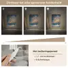Levensboom - Nacht - Donker - Blauw Light Box met kabel (Tafellamp) klein -USP_dimbaarNL