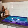 Eenhoorn - Sterrenhemel - Ster - Blauw Inductie beschermer vinyl 3mm klein -sfeer3