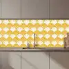 Waaier - Geel - Art keuken achterwand 2 middel 871 zz_3dshopping
