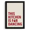 Rood - Quote - Kersen KitchenYeah - Keuken - Fotolijst klein -3d