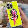 Buste - Verf - Geel Hoesje iPhone 16 Pro Max met koord klein -sfeer3