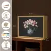 Bloemen - Roze - Tulpen - Vaas Light Box met batterij (Wandlamp) middel -USP_websiteoverzichtNL