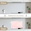 Marmer - Roze - Wit - Luxe - Marmerlook keuken achterwand spatscherm klein -voor_na_IT