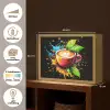 Koffie - Graffiti - Drinken - Abstract Light Box met batterij (Wandlamp) middel -USP_websiteoverzichtNL
