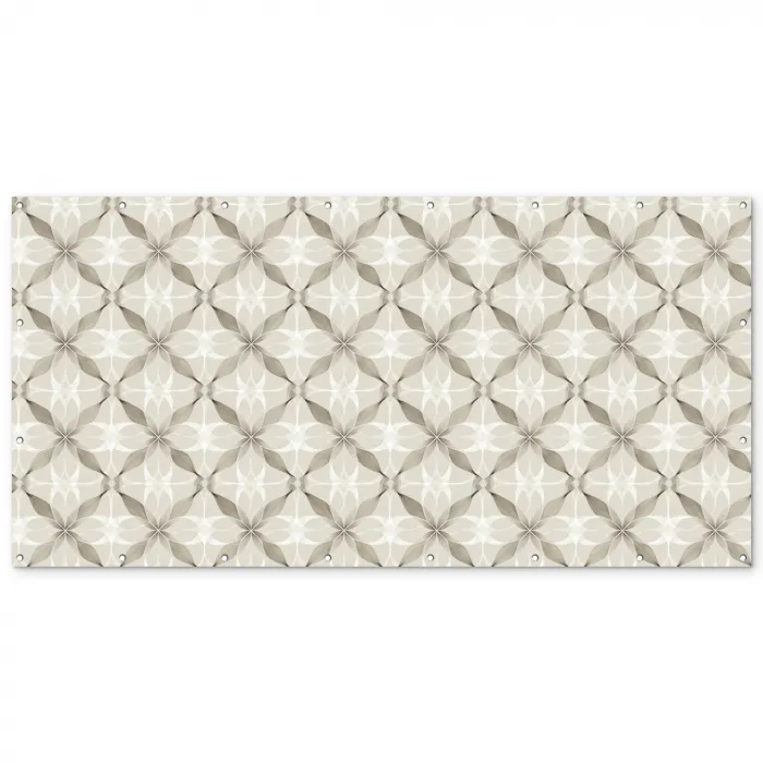 Grafisch - Patroon - Grijs Balkonbeschermer Duitsland klein 596 -zz_3d