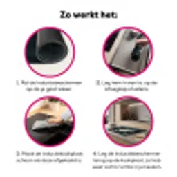 Reiger - Water - Natuur - Modern - Wit Inductie beschermer vinyl 3mm klein -wsfeer9_website
