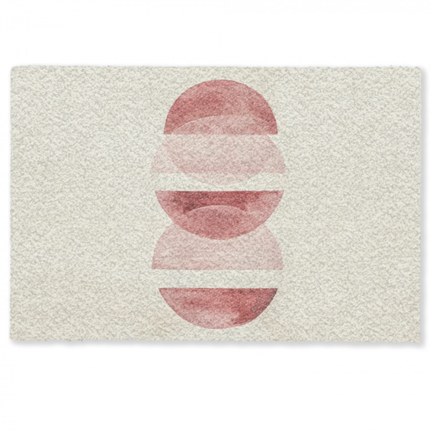 Minimalistisch - Cirkels - Roze Deurmat klein -zkaufland3d