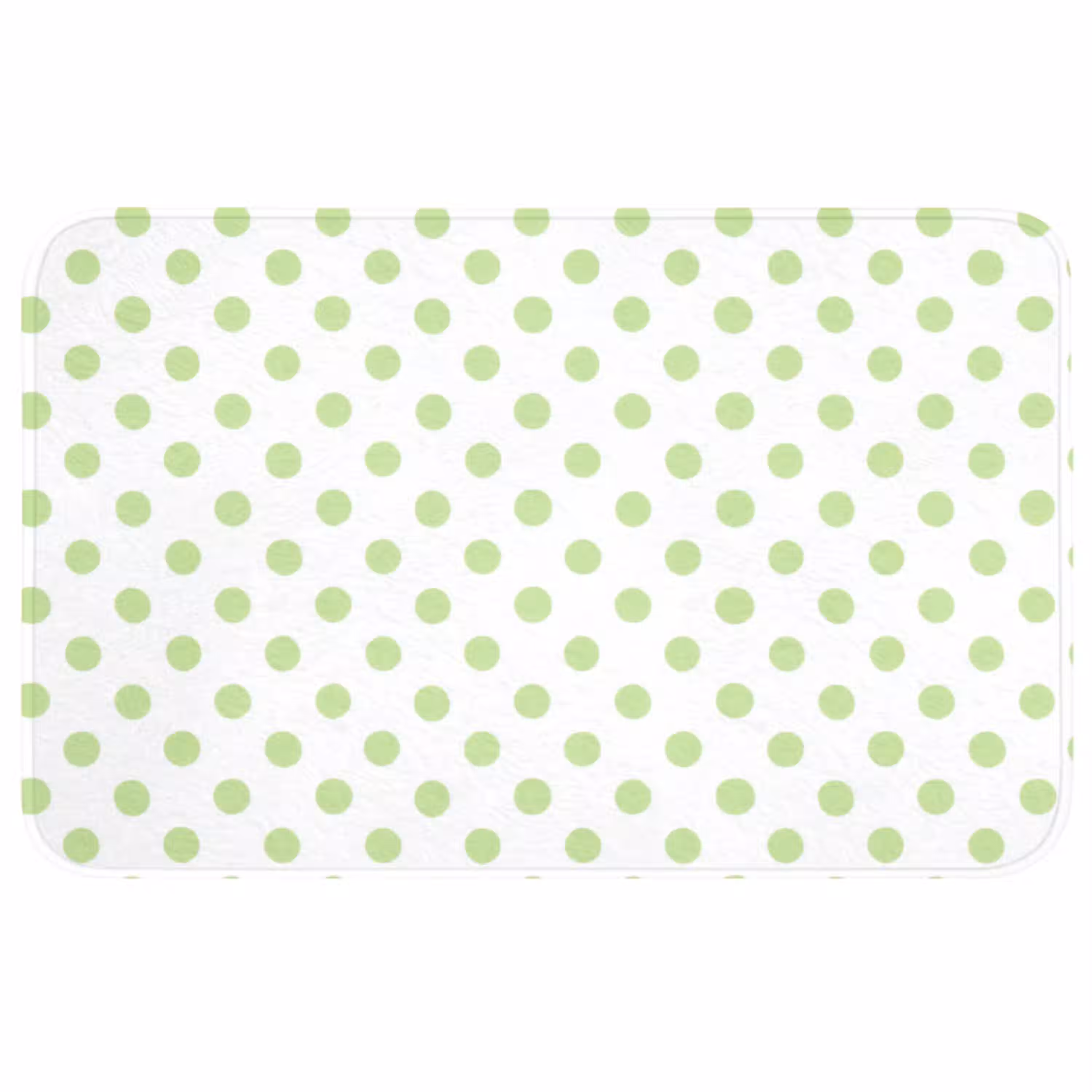 Dots - Klassiek - Groen Badmat middel 997 -3d