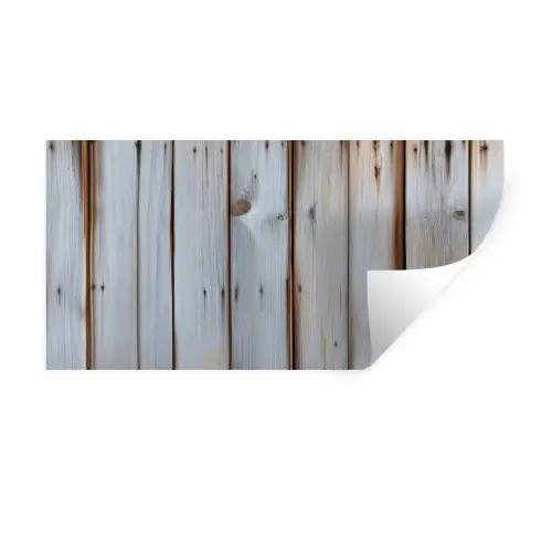 Hout - Planken - Verweerd Muursticker klein -3d