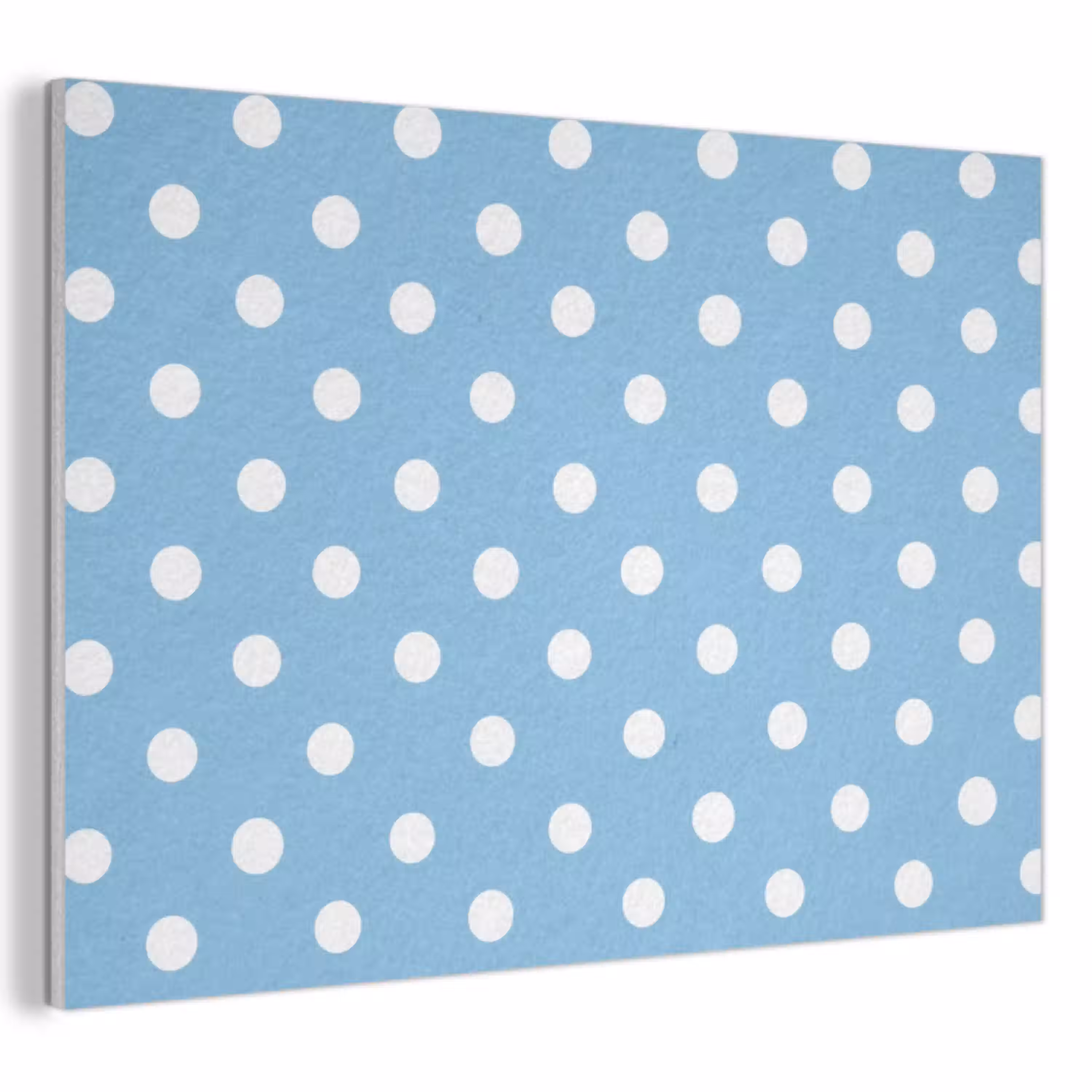Polka - Dots - Blauw PET vilt klein 837 -3d