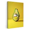 Avocado - Discobal - Geel - Glitter KitchenYeah - Keuken - Canvas klein -3d