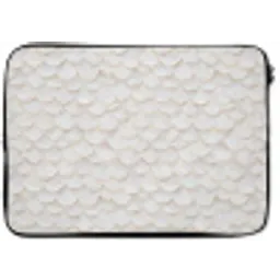 Schubben - Wit - Elegant laptophoes neopreen klein 279 -zkaufland3dotto